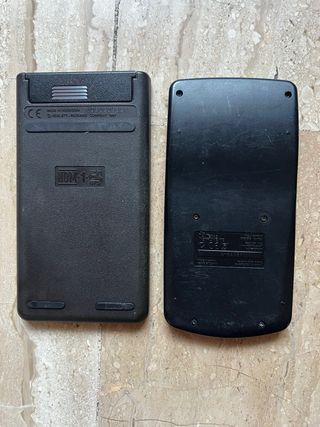 2 Calculadoras Científicas HP y Texas Instruments