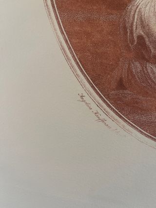 Grabado antiguo Flora Bartoloxxi