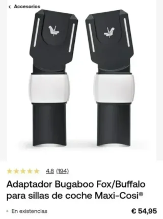 ADAPTADORES BUGABOO FOX 2,3, 5  BUFFALO GRUPO O