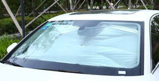 Parasol para coche, parabrisas interior, plegable,