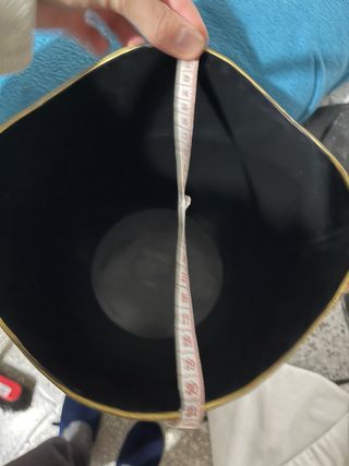 Secchiello decorato con rose