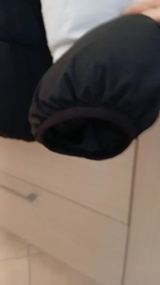 Piumino Calvin Klein nero e bianco