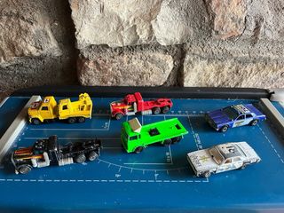 Lotto 6pz Macchinine Vintage Hot Wheels Majorette