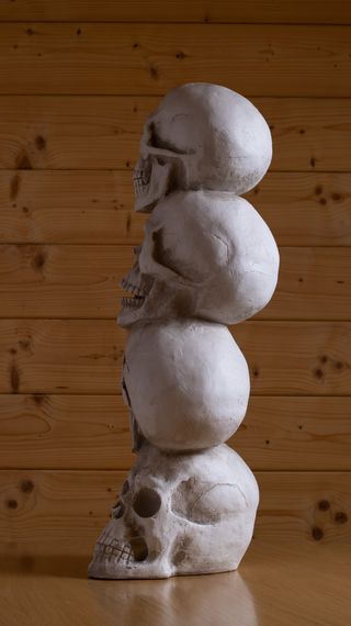 Escultura Calaveras Halloween