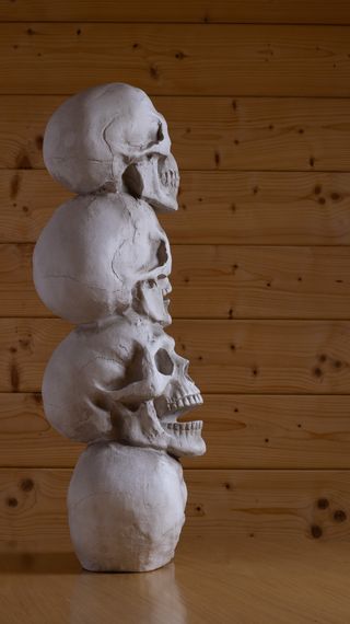 Escultura Calaveras Halloween
