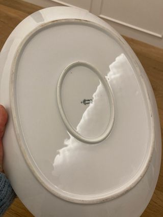 Vassoio Schonwald oro e bianco