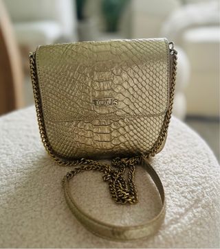 Bolso bandolera Tous dorado