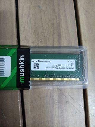 Mushkin 8GB DDR3 UDIMM PC3-12800 - Módulo RAM
