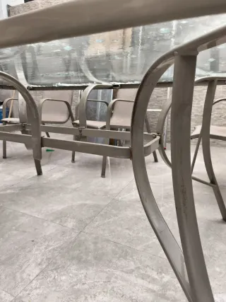 Mesa y 6 Sillas Exterior