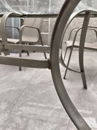 Mesa y 6 Sillas Exterior