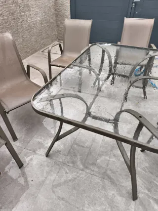 Mesa y 6 Sillas Exterior