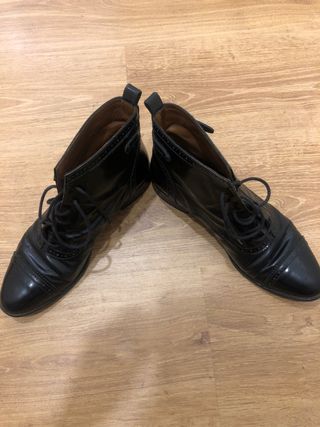 Botines Massimo Dutti Talla 39 Negros