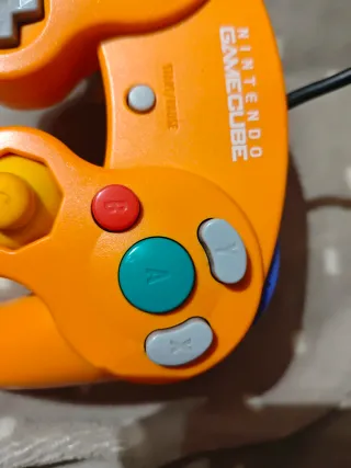 Mando Nintendo GameCube Naranja Original