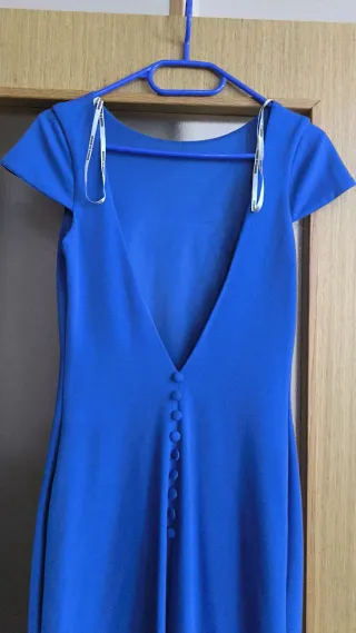 Vestido largo azul eléctrico T.M Marta in Brazil