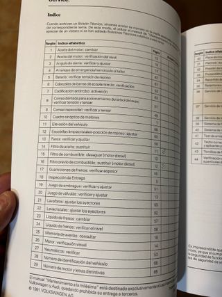 VW POLO 86C 86C2 GT G40 MANUAL DE MANTENIMIENTO