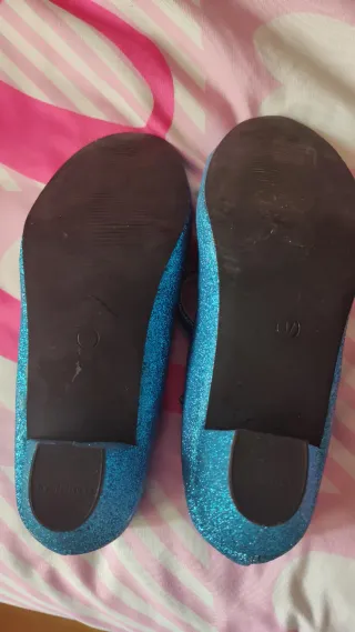 Zapatos Flamenco Azul Talla 37