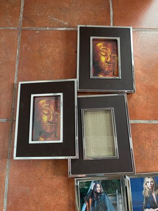 Lote Marcos de Fotos Dorados y Plateados