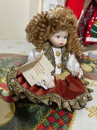 Bambola di Jago,porcellana biscuit fatta a mano