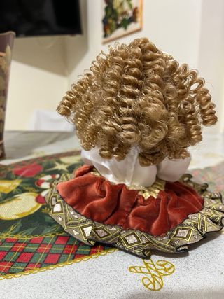 Bambola di Jago,porcellana biscuit fatta a mano