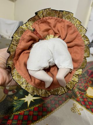 Bambola di Jago,porcellana biscuit fatta a mano