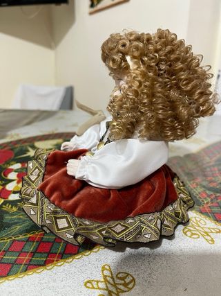 Bambola di Jago,porcellana biscuit fatta a mano