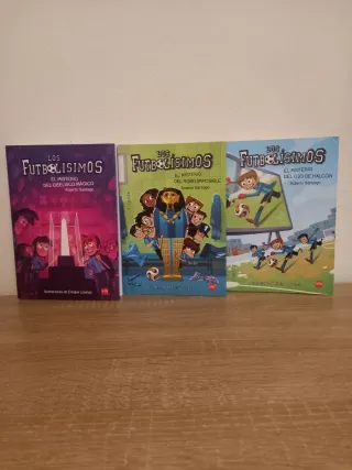 Lote de 3 Libros "Los Futbolisimos"