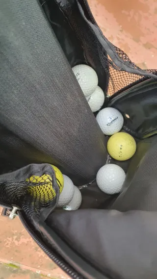 Set de golf completo con carro para diestros