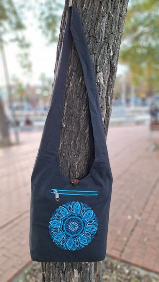 Bolso Hombro Algodón Hecho a Mano Nepal