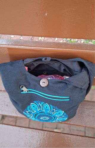 Bolso Hombro Algodón Hecho a Mano Nepal