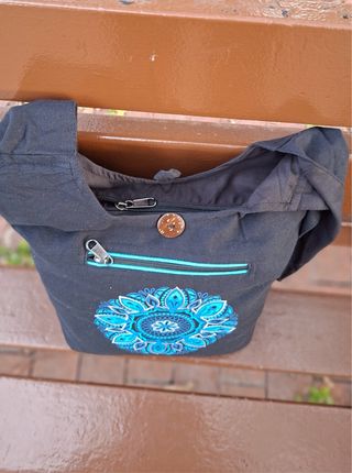 Bolso Hombro Algodón Hecho a Mano Nepal