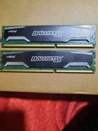 2x Crucial Ballistix Sport DDR3 4GB RAM