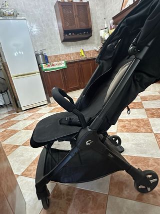 Carrito de bebé plegable negro