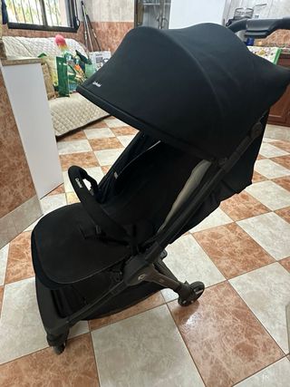 Carrito de bebé plegable negro