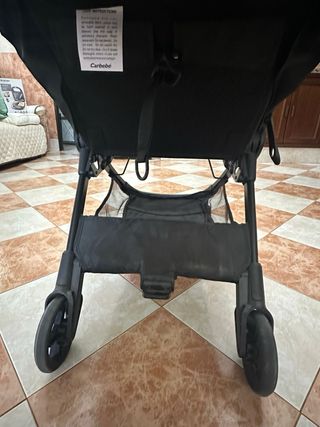 Carrito de bebé plegable negro