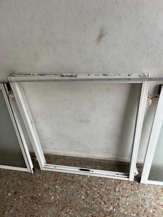 Marco de ventana de aluminio de dos ojas climalis