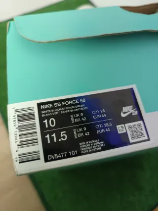 Zapatillas Nike SB Negras y Verdes