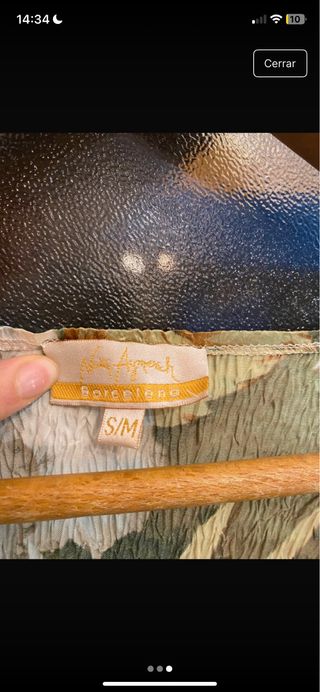 Blusa manga flamenca sin usar