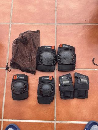 Patines en línea Oxelo negros y rojos