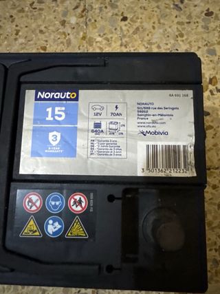 Bateria de coche diessel