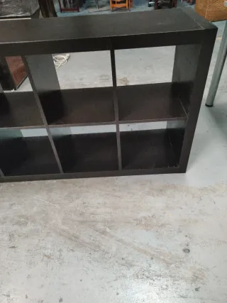 Estantería modular negra