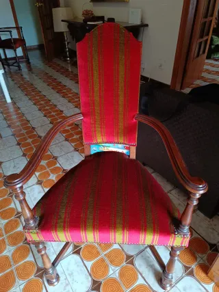 Pareja Sillones Vintage Estilo Luis XIII