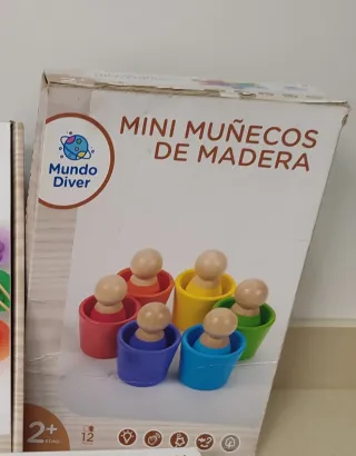 Mini Muñecos de Madera Mundo Diver
