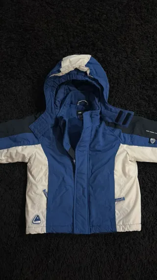 Chaqueta Nieve Invierno Niño Azul/Blanco 2/3 años