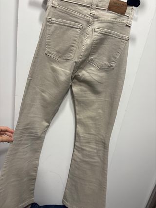 Pantalón flare beige Brownie