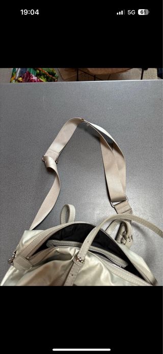Borsa Ynot Beige/Silver Donna