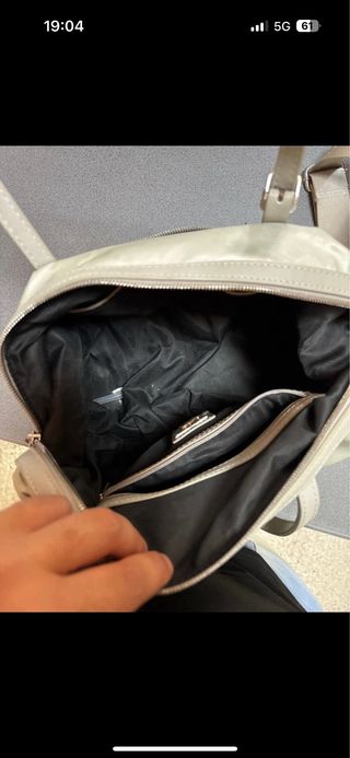 Borsa Ynot Beige/Silver Donna