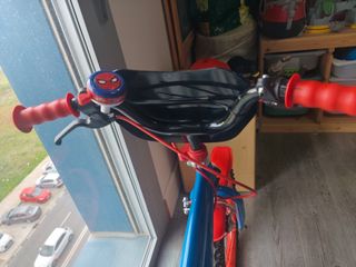 Bicicleta Spiderman 16 Azul y Roja