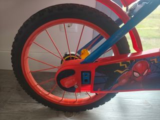 Bicicleta Spiderman 16 Azul y Roja