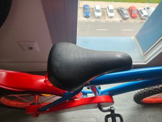 Bicicleta Spiderman 16 Azul y Roja