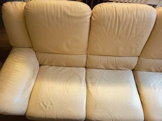 Divano Chateau d'Ax Pelle Crema